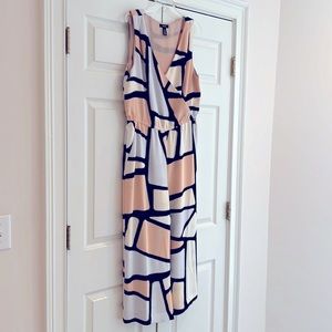 Alfani sleeveless culotte dress